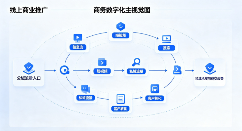 杨浦区线上商业推广怎么做？全域流量闭环搭建与低成本转化实战指南